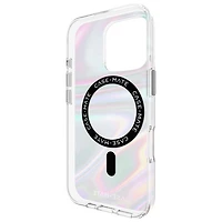 Case-Mate Soap Bubble Fitted Hard Shell Case with MagSafe for iPhone 16 Pro - Iridescent