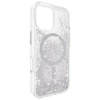 Case-Mate Waterfall Fitted Hard Shell Case with MagSafe for iPhone 16 - Silver