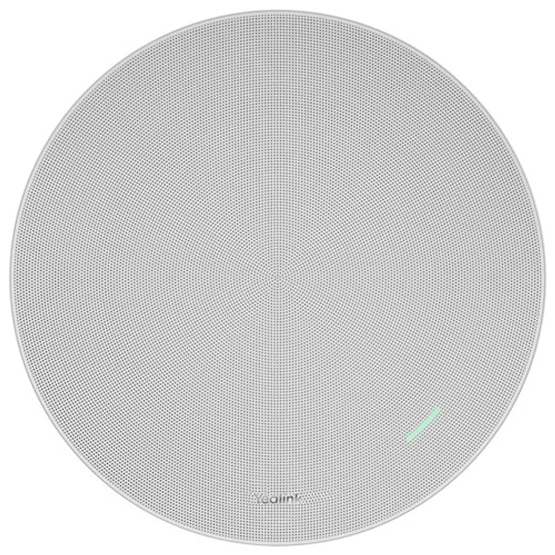 Haut-parleur encastrable au plafond de 6,5 po SkySound de Yealink (CS10) - Blanc