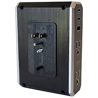Parasurtenseur à 4 prises avec ports USB Omniport III d'Austere (7S-PS4-US1) - Noir