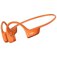 Écouteurs Bluetooth oreilles libres à conduction osseuse OpenRun Pro 2 de Shokz - Orange