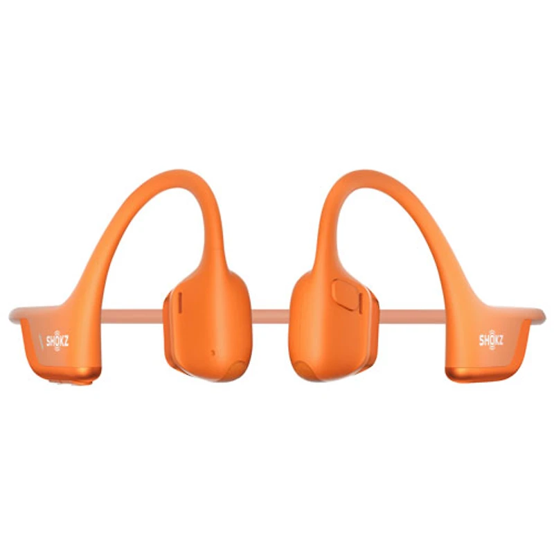 Écouteurs Bluetooth oreilles libres à conduction osseuse OpenRun Pro 2 de Shokz - Orange