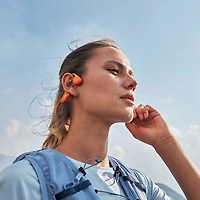 Écouteurs Bluetooth oreilles libres à conduction osseuse OpenRun Pro 2 de Shokz - Orange