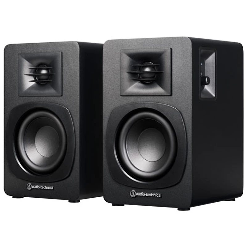 Audio Technica AT-SP3X 30-Watt Bookshelf Speaker - Pair - Black