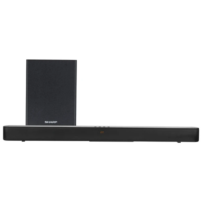 Barre de son 2.1 canaux de 110 W HT-SBW192 de Sharp avec haut-parleur d'extrêmes graves sans fil - Exclusivité Best Buy