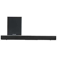 Barre de son 2.1 canaux de 110 W HT-SBW192 de Sharp avec haut-parleur d'extrêmes graves sans fil - Exclusivité Best Buy