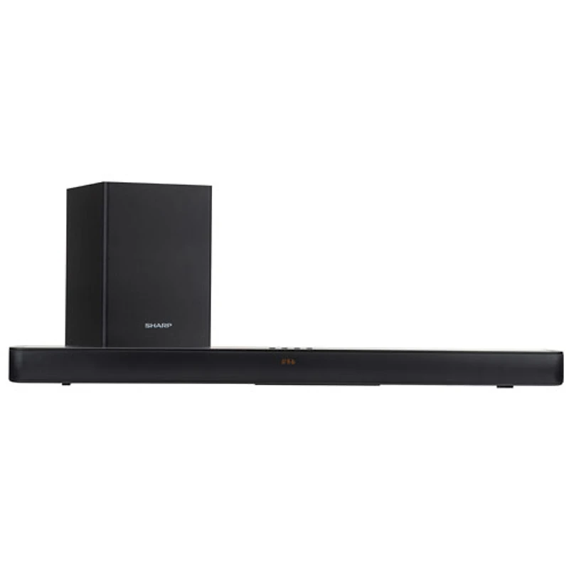 Barre de son 2.1 canaux de 110 W HT-SBW192 de Sharp avec haut-parleur d'extrêmes graves sans fil - Exclusivité Best Buy