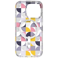 ZAGG Milan Snap Fitted Hard Shell Case with MagSafe for iPhone 16 Pro - Geometric