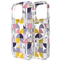 ZAGG Milan Snap Fitted Hard Shell Case with MagSafe for iPhone 16 Pro - Geometric