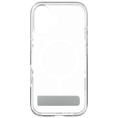 ZAGG Crystal Palace Snap Fitted Hard Shell Case with MagSafe for iPhone 16 - Clear