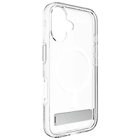 ZAGG Crystal Palace Snap Fitted Hard Shell Case with MagSafe for iPhone 16 - Clear