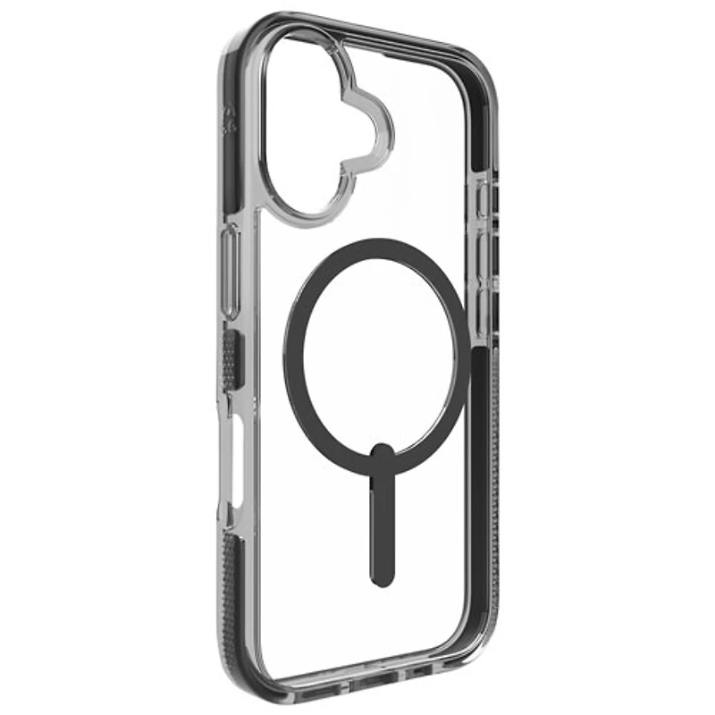 ZAGG Santa Cruz Snap Fitted Hard Shell Case with MagSafe for iPhone 16 - Black