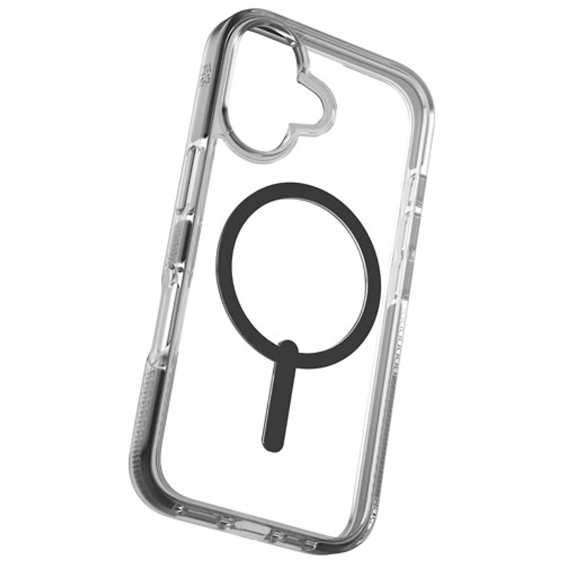 ZAGG Santa Cruz Snap Fitted Hard Shell Case with MagSafe for iPhone 16 - Black