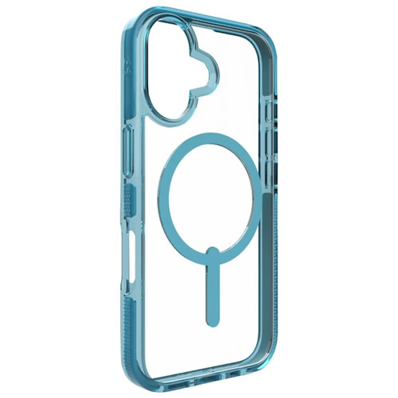 ZAGG Santa Cruz Snap Fitted Hard Shell Case with MagSafe for iPhone 16 - River Blue
