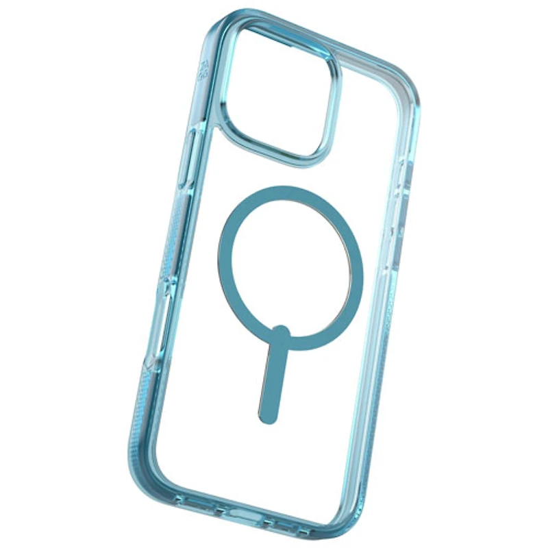 Étui rigide ajusté Santa Cruz Snap de ZAGG avec MagSafe pour iPhone 16 Pro Max - Rivière bleue