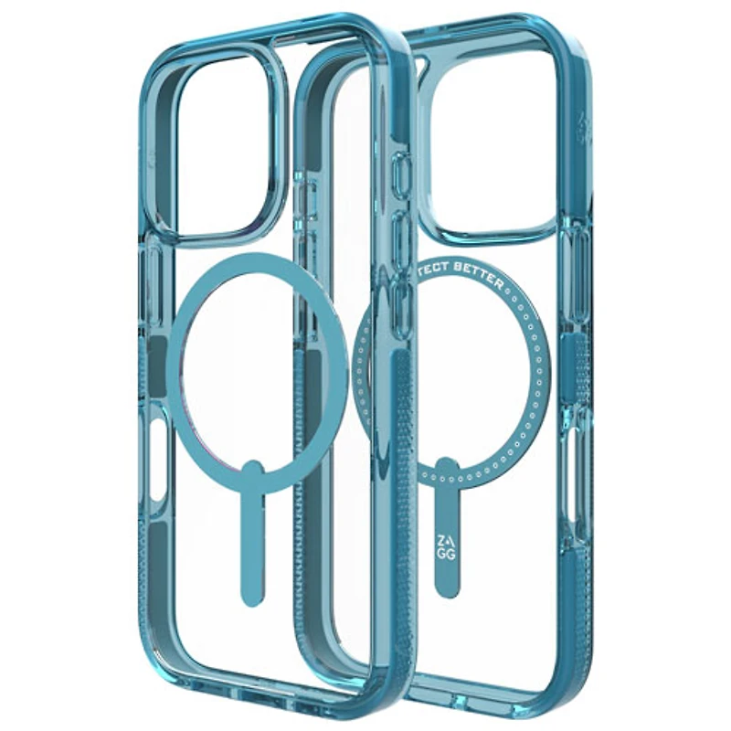 ZAGG Santa Cruz Snap Fitted Hard Shell Case with MagSafe for iPhone 16 Pro - River Blue