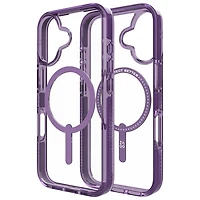 ZAGG Santa Cruz Snap Fitted Hard Shell Case with MagSafe for iPhone 16 - Hyacinth