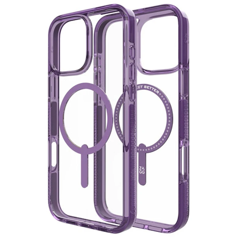 ZAGG Santa Cruz Snap Fitted Hard Shell Case with MagSafe for iPhone 16 Pro Max - Hyacinth