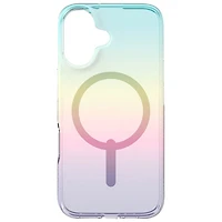 ZAGG Milan Snap Fitted Hard Shell Case with MagSafe for iPhone 16 - Iridescent