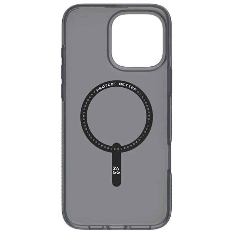 ZAGG Milan Snap Fitted Hard Shell Case with MagSafe for iPhone 16 Pro Max - Raven Feather