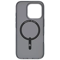 Étui rigide ajusté Milan Snap de ZAGG avec MagSafe pour iPhone 16 Pro - Plume de corbeau
