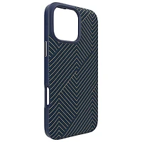 ZAGG London Snap Fitted Hard Shell Case with MagSafe for iPhone 16 Pro Max - Navy Gold
