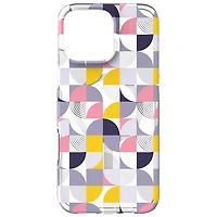 ZAGG Milan Snap Fitted Hard Shell Case with MagSafe for iPhone 16 Pro Max - Geometric