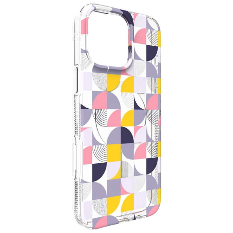 ZAGG Milan Snap Fitted Hard Shell Case with MagSafe for iPhone 16 Pro Max - Geometric