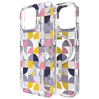 ZAGG Milan Snap Fitted Hard Shell Case with MagSafe for iPhone 16 Pro Max - Geometric