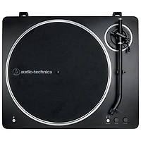Tourne-disque à entraînement par courroie AT-LP70XBT-BS d'Audio Technica - Noir/Argenté
