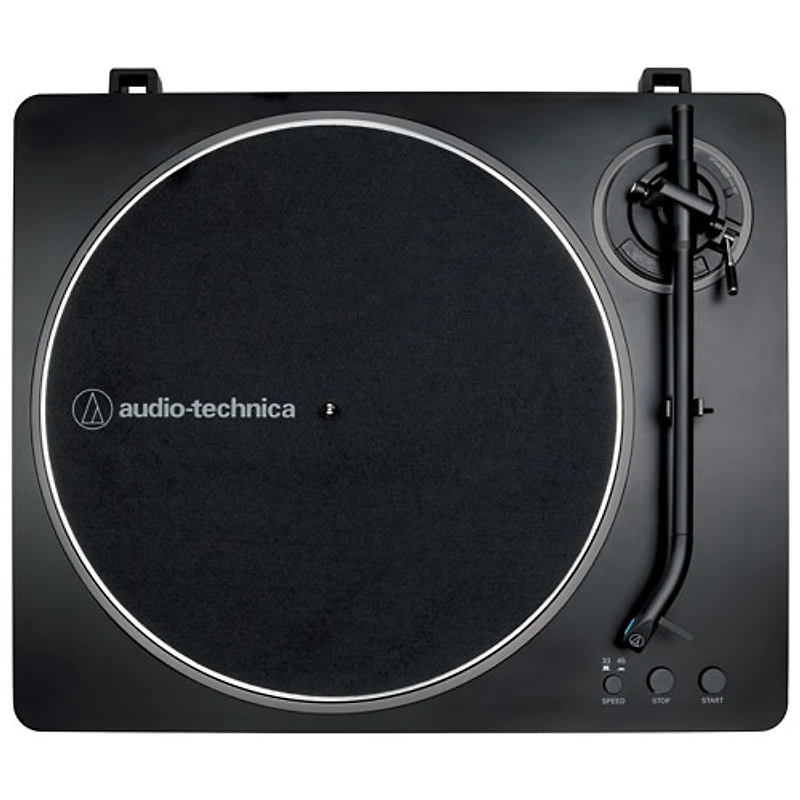 Tourne-disque à entraînement par courroie AT-LP70X-BG d'Audio Technica - Noir/Gris