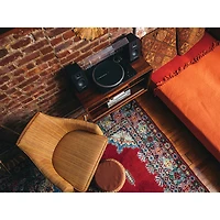 Tourne-disque à entraînement par courroie AT-LP70X-BG d'Audio Technica - Noir/Gris