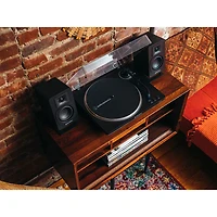 Tourne-disque à entraînement par courroie AT-LP70X-BG d'Audio Technica - Noir/Gris