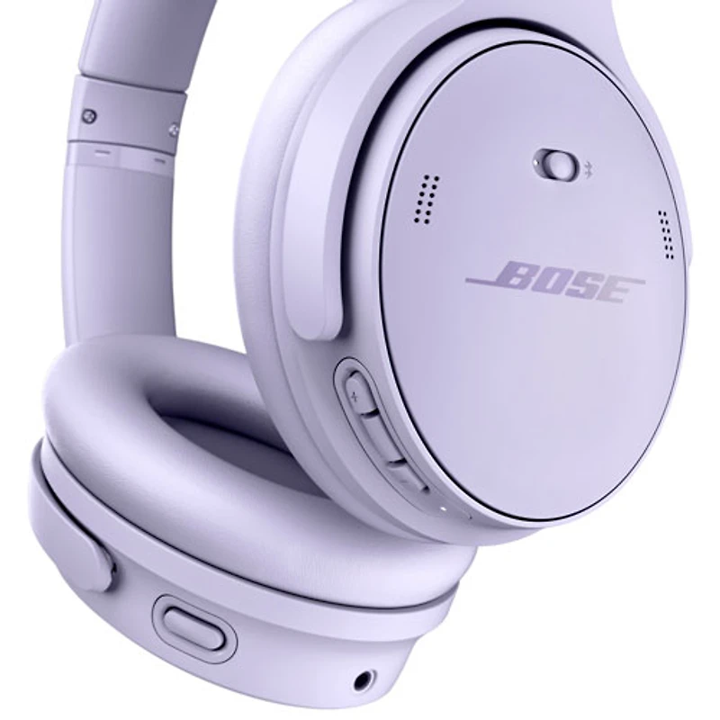 Casques d'écoute Bluetooth à suppression du bruit QuietComfort de Bose - Lilas glacé