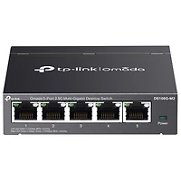Commutateur de bureau non géré multigigabit 2,5 Gb à 5 ports Omada de TP-Link (DS105G-M2)