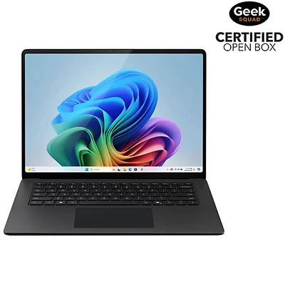 Boîte ouverte - Portable Surface Laptop Copilot+ PC à écran tactile 15 po de Microsoft (Snapdragon X Elite/RAM 16 Go/SSD 512 Go) (2024) - Anglais