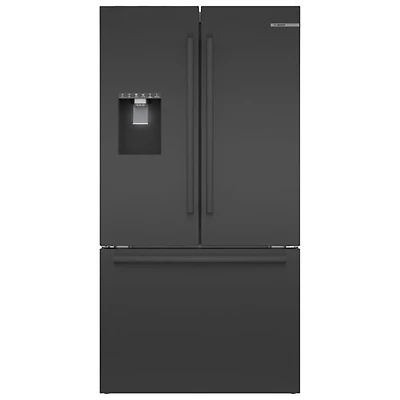 Open Box - Bosch 36" 26 Cu. Ft. French Door Refrigerator (B36FD50SNB) - Black Stainless - Perfect Condition