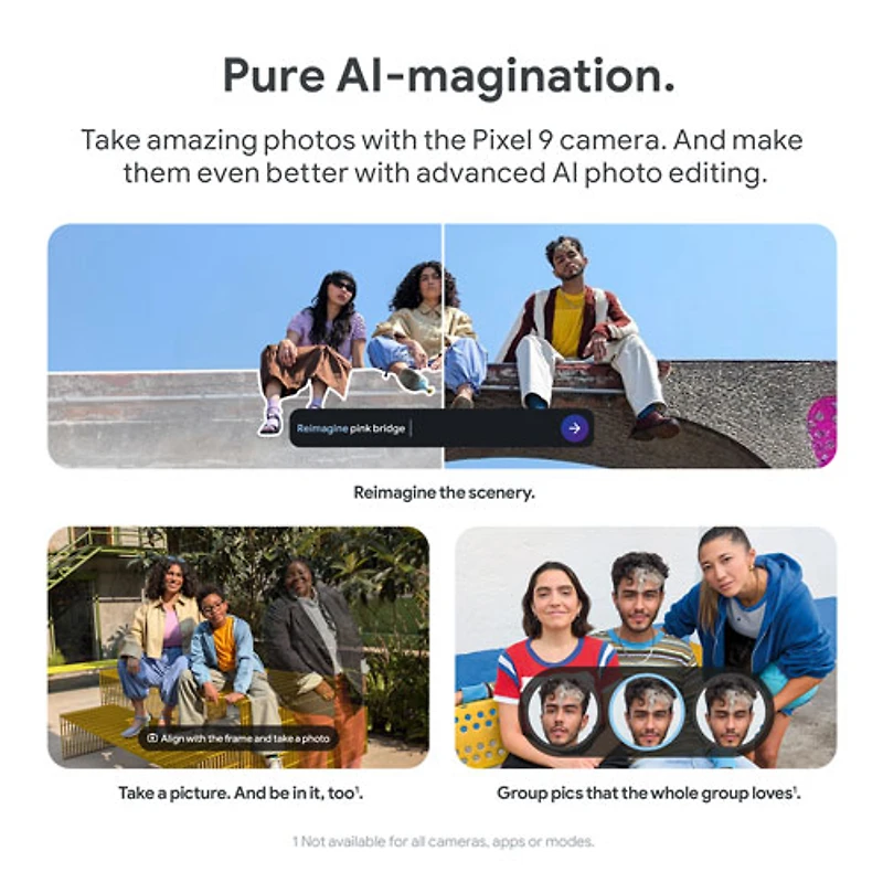 Fido Google Pixel 9 256GB - Porcelain - Monthly Financing