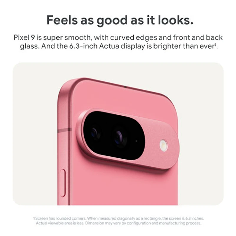Pixel 9 de 128 Go de Google avec Fido - Thé des bois - Financement mensuel