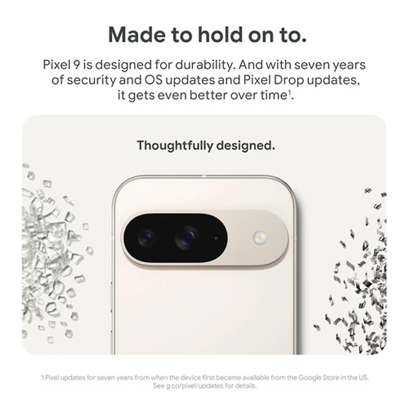 Pixel 9 de 128 Go de Google avec Fido - Thé des bois - Financement mensuel
