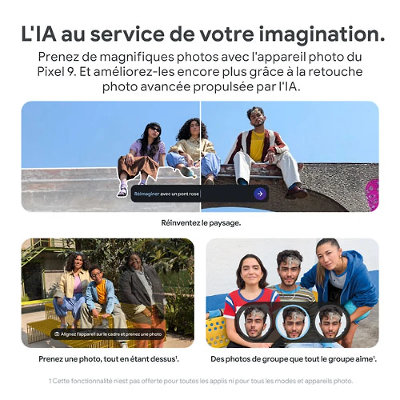 Pixel 9 de 128 Go de Google avec Fido - Thé des bois - Financement mensuel
