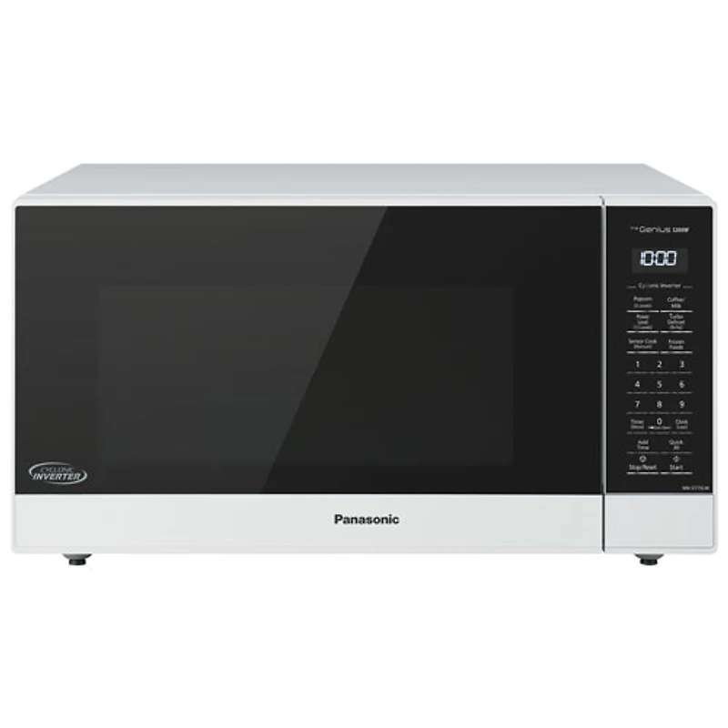 Panasonic Genius 1.6 Cu. Ft. Microwave (NNST75LWC) - White