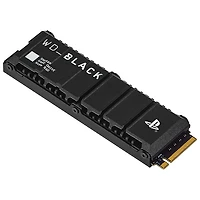 Disque SSD interne NVMe PCI-e WD_BLACK SN850P de 8 To avec dissipateur thermique - Officiellement autorisé pour la PS5