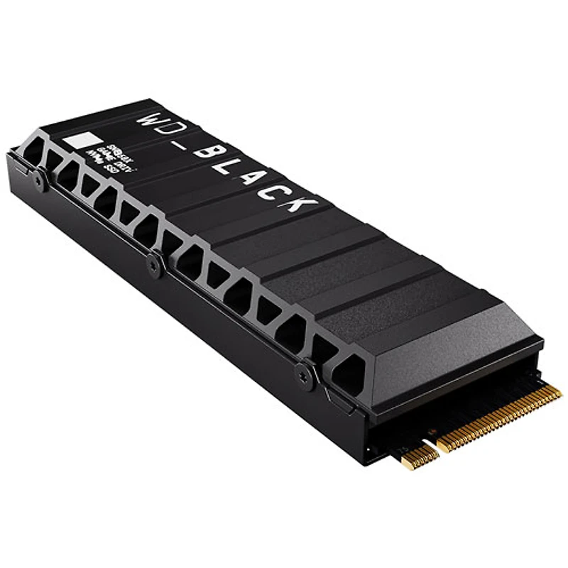 Disque SSD interne NVMe PCI-e 8 To WD_BLACK SN850X avec dissipateur thermique (WDBB9H0080BNC-WRSN)