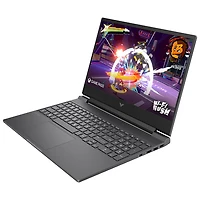 Portable de jeu de 15,6 po Victus de HP - Argenté mica (Ryzen 5 8645HS d'AMD/RAM 8 Go/SSD 512 Go/GeForce RTX 2050)