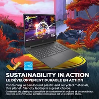 Portable de jeu de 15,6 po Victus de HP - Argenté mica (Ryzen 5 8645HS d'AMD/RAM 8 Go/SSD 512 Go/GeForce RTX 2050)