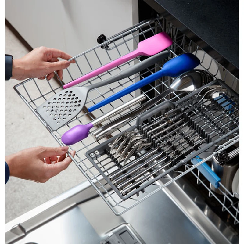 Lave-vaisselle encastrable 24 po 45dB avec troisième panier Profile de GE (PDT705SYWFS) - Acier inoxydable