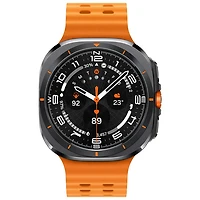 Montre intelligente LTE de 47 mm Samsung Galaxy Watch Ultra avec TELUS - Gris titane/Orange