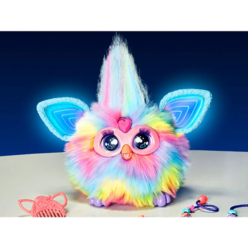 Hasbro Furby Friend Interactive Plush Toy - Tie-Dye