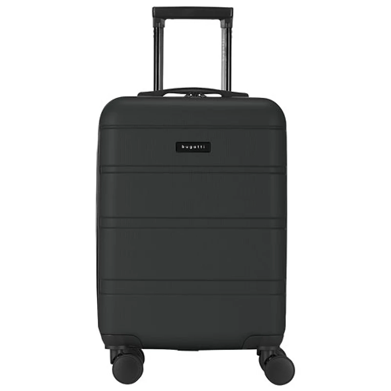 Bagage de cabine rigide 21,65 po Barcelona de Bugatti avec 3 cubes de rangement - Noir